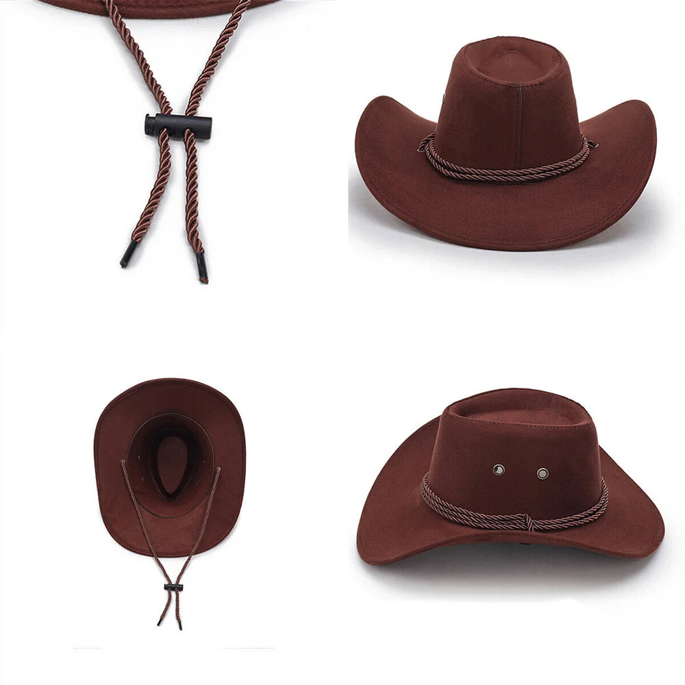 Ladies Faux Leather Sunhat