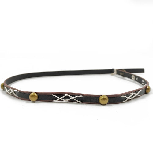 New embroidered bull head accessories men's cowboy hat belt decoration