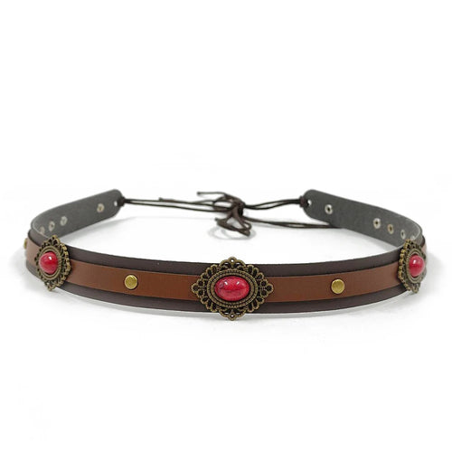 New embroidered bull head accessories men's cowboy hat belt decoration