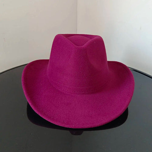 Cowboy hat cow head accessories cowboy hat monochrome felt hat men and