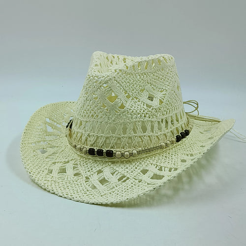Western Cowboy Straw hat women Fashion Large Brim straw hat Party