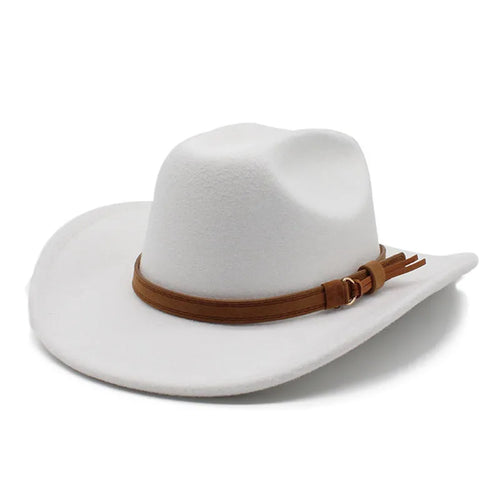 Winter Autumn Men's Western Women Cowboy Hat For Gentleman Lady