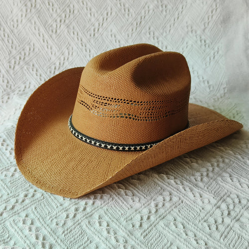cowboy straw hat wholesale natural corn grass handmade cowboy hats For
