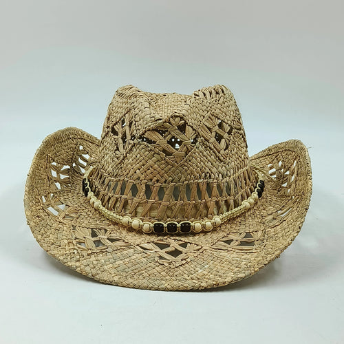 Western Cowboy Straw hat women Fashion Large Brim straw hat Party