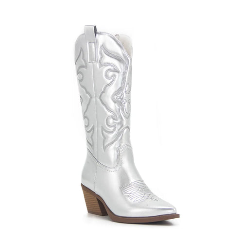 Chunky Heels Crazy Colored CowGurl Boots