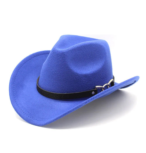 Vintage Unisex Vintage Wide brim fedora hat Cowboy hat cowboy girl
