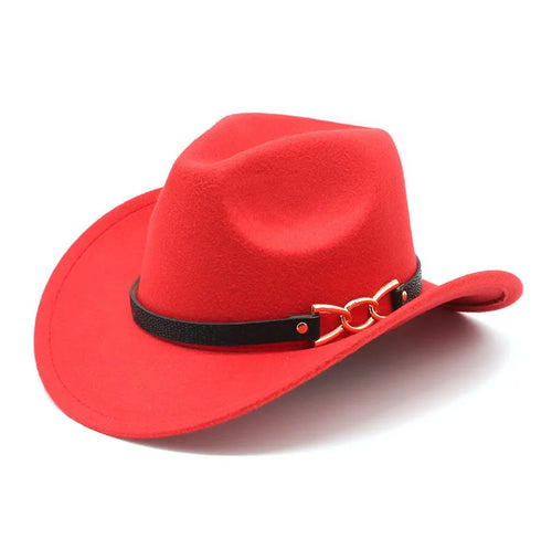 Vintage Unisex Vintage Wide brim fedora hat Cowboy hat cowboy girl