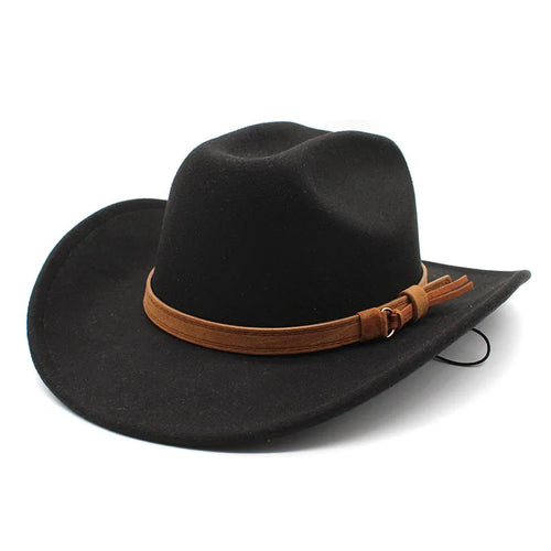 Winter Autumn Men's Western Women Cowboy Hat For Gentleman Lady