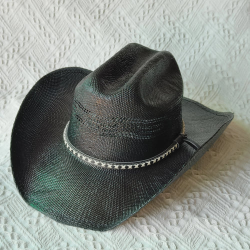 cowboy straw hat wholesale natural corn grass handmade cowboy hats For