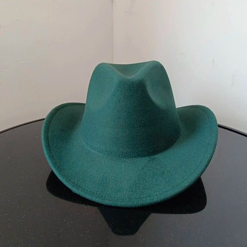 Cowboy hat cow head accessories cowboy hat monochrome felt hat men and