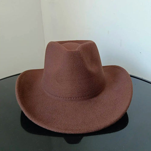 Cowboy hat cow head accessories cowboy hat monochrome felt hat men and