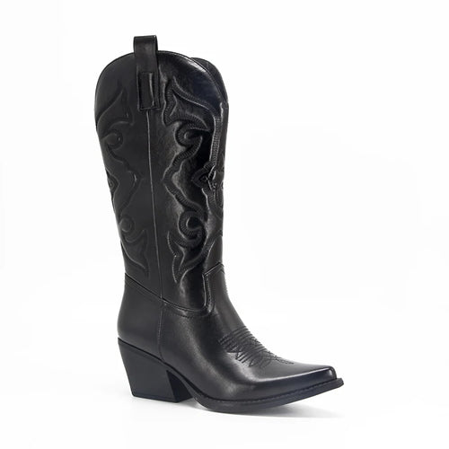 Chunky Heels Crazy Colored CowGurl Boots