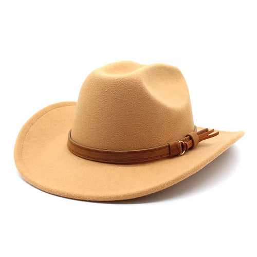 Winter Autumn Men's Western Women Cowboy Hat For Gentleman Lady