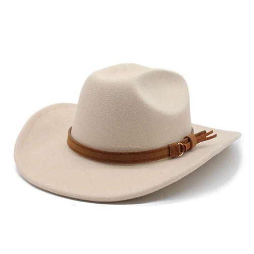 Winter Autumn Men's Western Women Cowboy Hat For Gentleman Lady