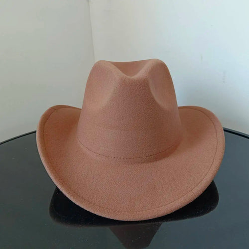 Cowboy hat cow head accessories cowboy hat monochrome felt hat men and
