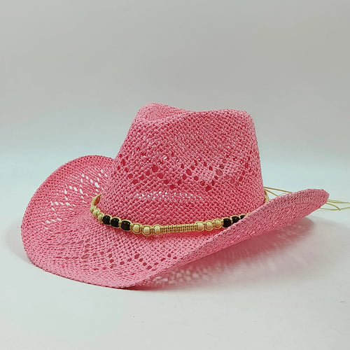 Western Cowboy Straw hat women Fashion Large Brim straw hat Party