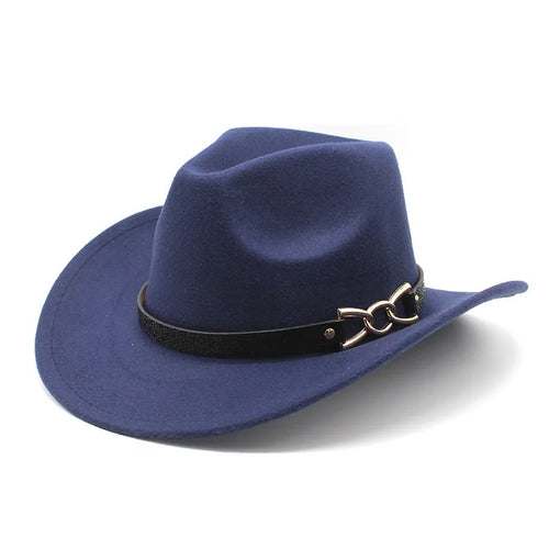 Vintage Unisex Vintage Wide brim fedora hat Cowboy hat cowboy girl