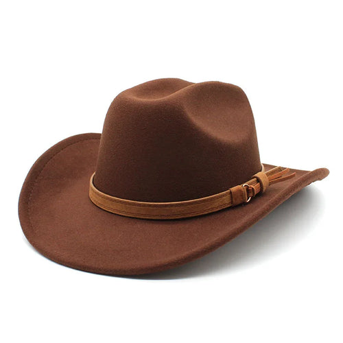 Winter Autumn Men's Western Women Cowboy Hat For Gentleman Lady