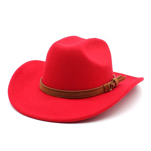 Winter Autumn Men's Western Women Cowboy Hat For Gentleman Lady