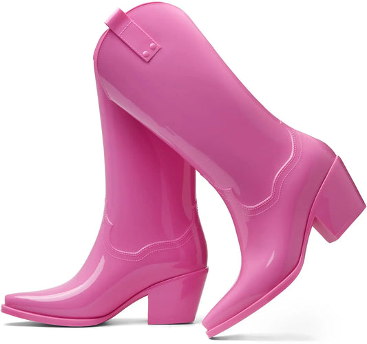Rain Rubber CowGurl Boots