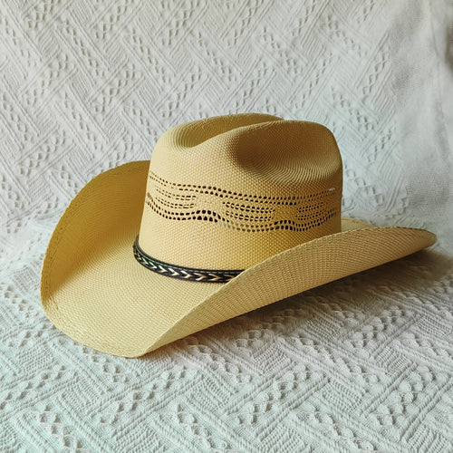 cowboy straw hat wholesale natural corn grass handmade cowboy hats For