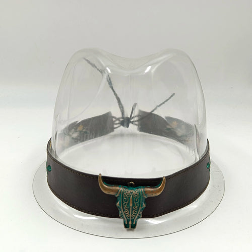 Fedora hat accessories, cow belt, men's and women's straw hat, cowboy