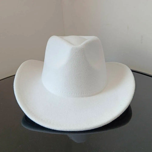 Cowboy hat cow head accessories cowboy hat monochrome felt hat men and