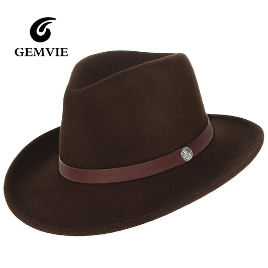 Fashion Women Men Fedoras Western Cowboy Hat Lady Sombrero Hombre