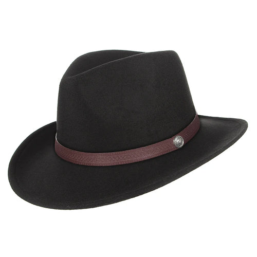 Fashion Women Men Fedoras Western Cowboy Hat Lady Sombrero Hombre