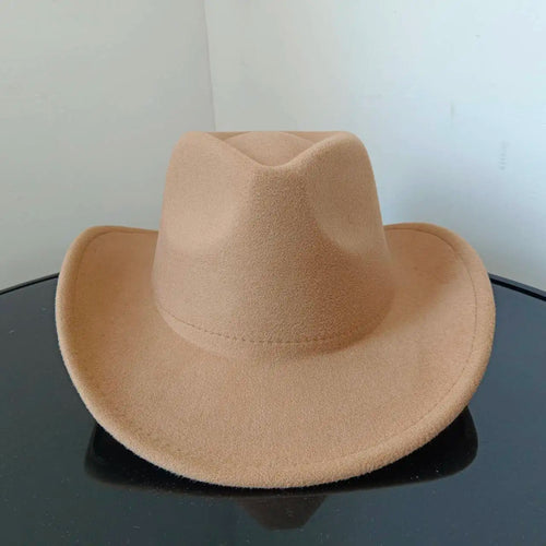 Cowboy hat cow head accessories cowboy hat monochrome felt hat men and