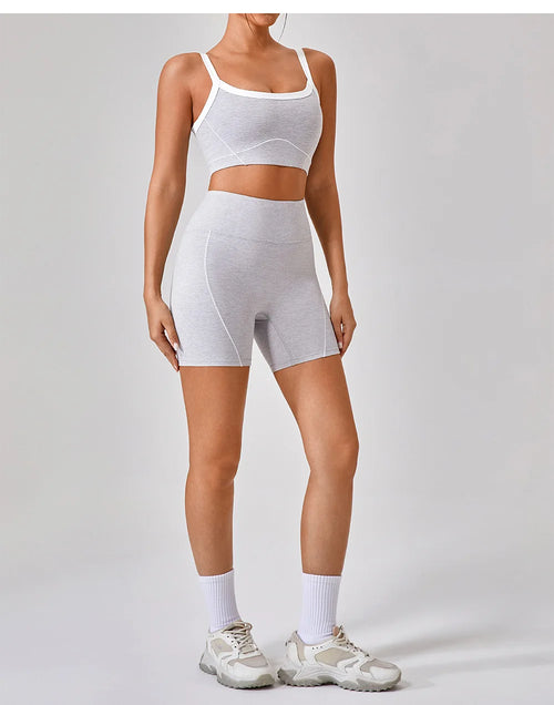 Womens 2 Piece Workout Running Sets,Hot Shot Skort Set Y2K Cropped