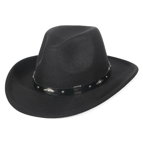 Fashion Women Men Fedoras Western Cowboy Hat Lady Sombrero Hombre