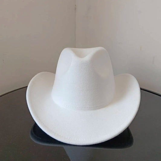 Cowboy hat cow head accessories cowboy hat monochrome felt hat men and