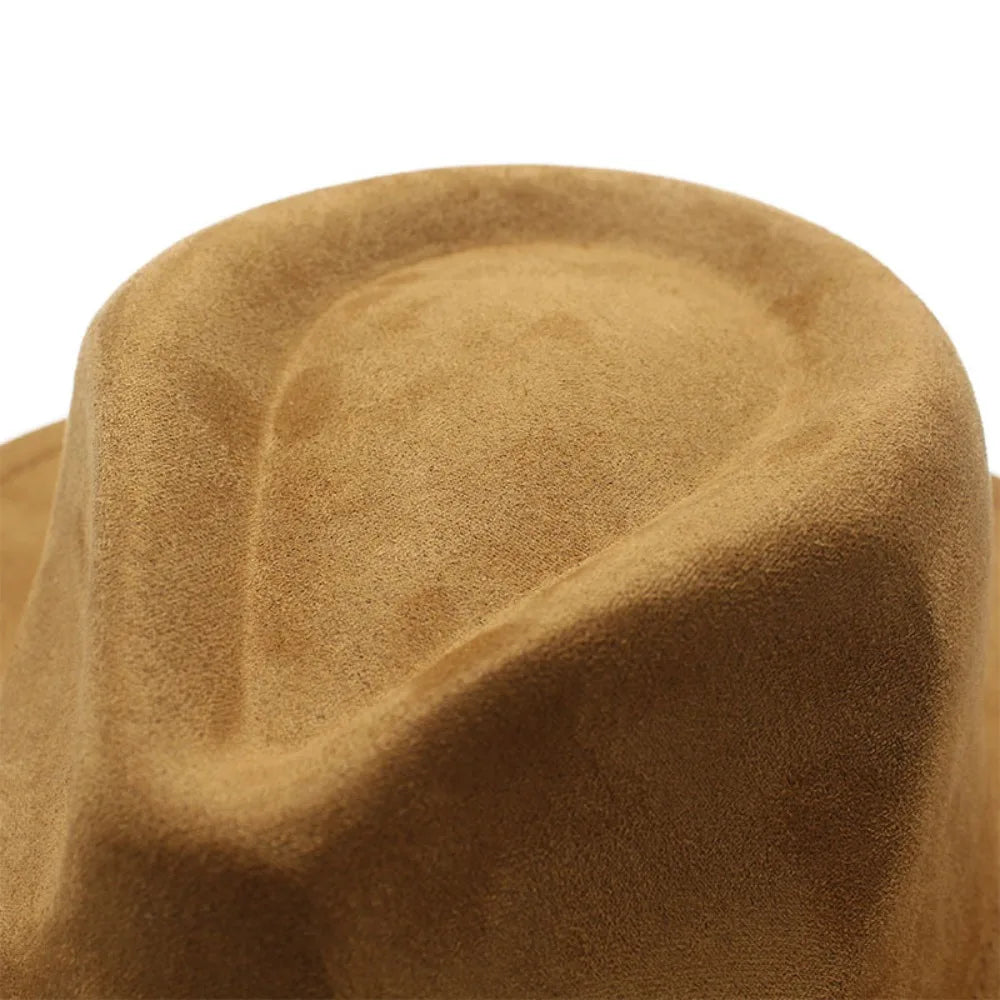 Western Cowboy Hat Jazz Knight Hats For Men Ethnic Style Felt Hats