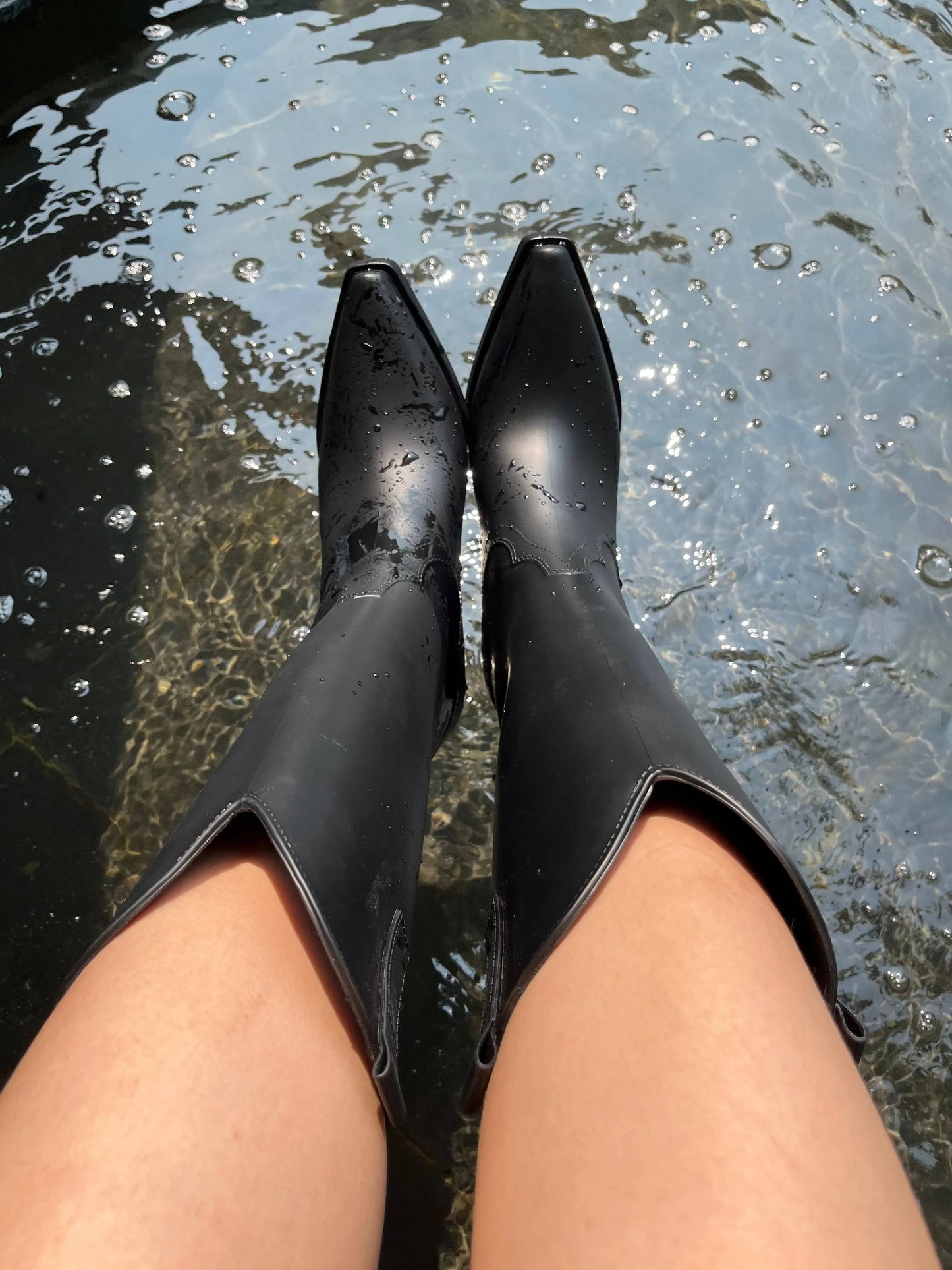 Rain Rubber CowGurl Boots