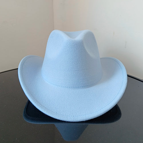 Cowboy hat cow head accessories cowboy hat monochrome felt hat men and