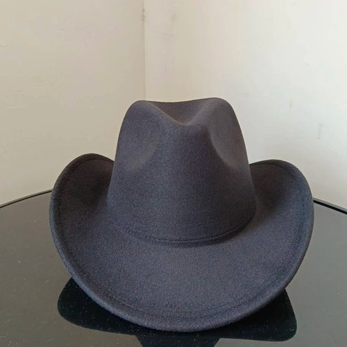 Cowboy hat cow head accessories cowboy hat monochrome felt hat men and