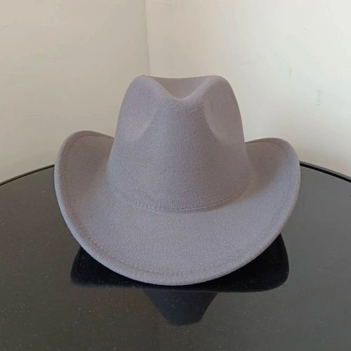 Cowboy hat cow head accessories cowboy hat monochrome felt hat men and