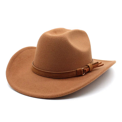 Winter Autumn Men's Western Women Cowboy Hat For Gentleman Lady