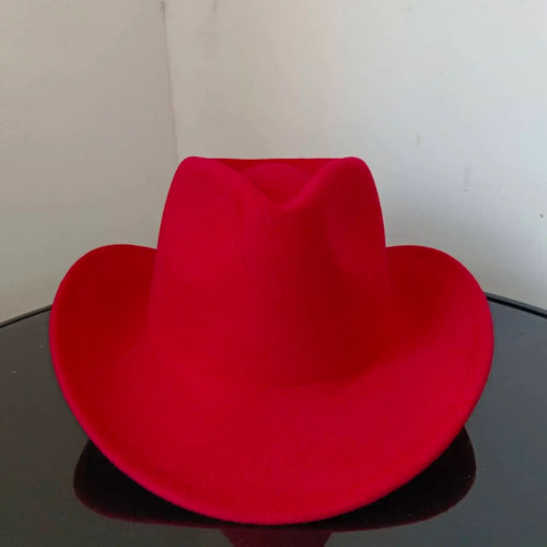 Cowboy hat cow head accessories cowboy hat monochrome felt hat men and