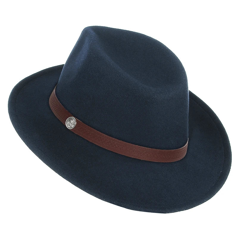 Fashion Women Men Fedoras Western Cowboy Hat Lady Sombrero Hombre