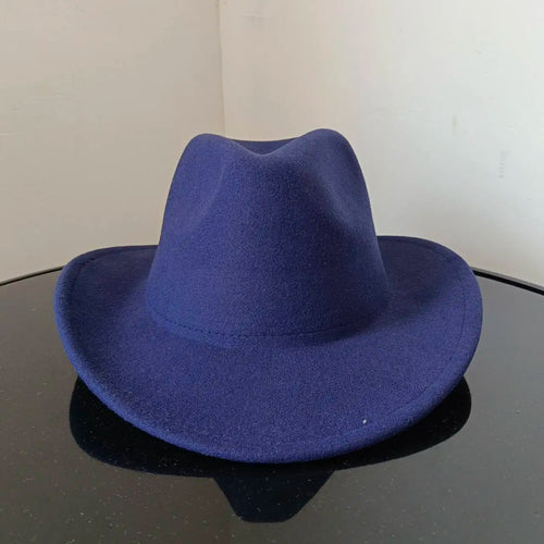 Cowboy hat cow head accessories cowboy hat monochrome felt hat men and