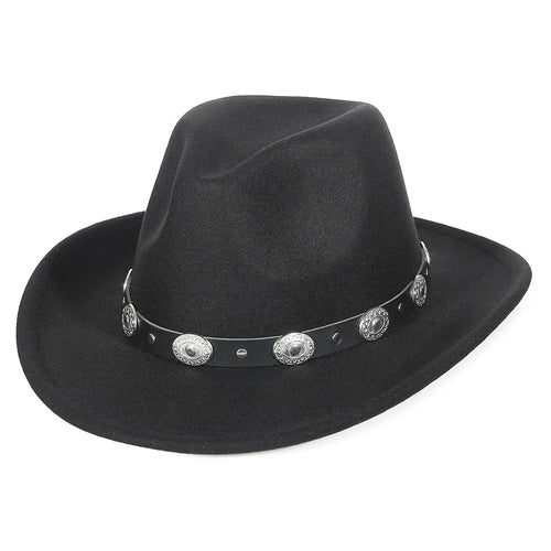 Fashion Women Men Fedoras Western Cowboy Hat Lady Sombrero Hombre