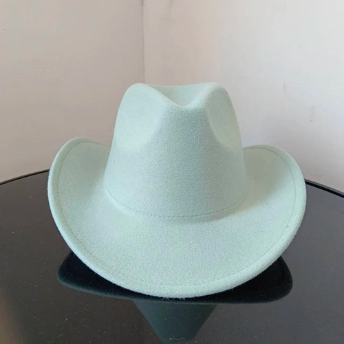 Cowboy hat cow head accessories cowboy hat monochrome felt hat men and