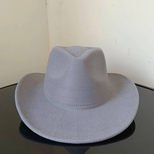 Cowboy hat cow head accessories cowboy hat monochrome felt hat men and