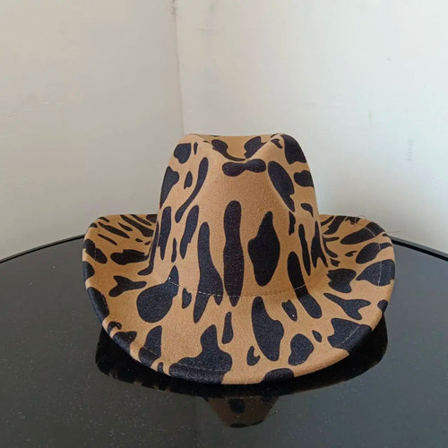 Cowboy hat cow head accessories cowboy hat monochrome felt hat men and