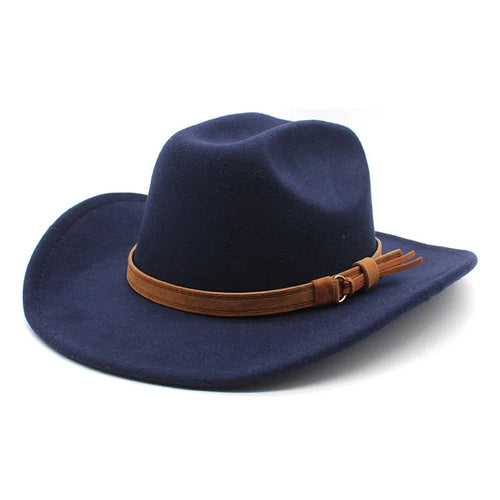 Winter Autumn Men's Western Women Cowboy Hat For Gentleman Lady