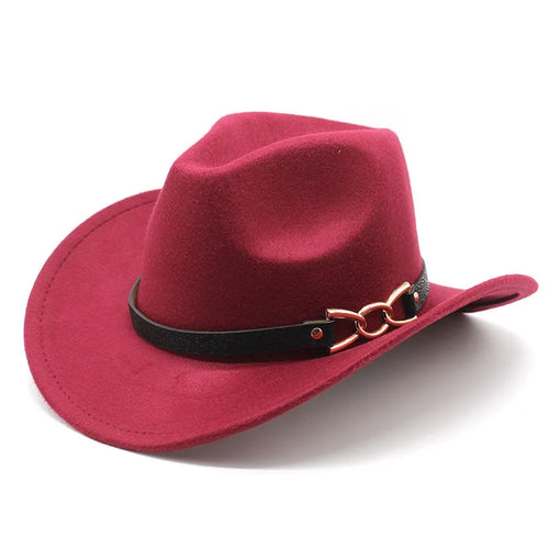 Vintage Unisex Vintage Wide brim fedora hat Cowboy hat cowboy girl