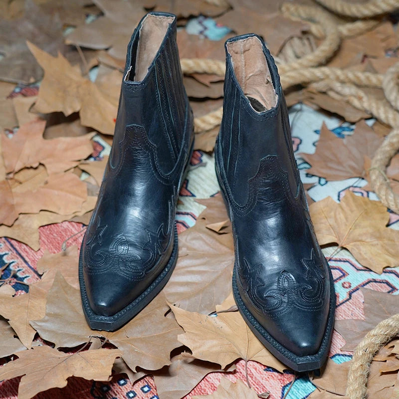 Stitched sexy and pointed CowGurl  Boots