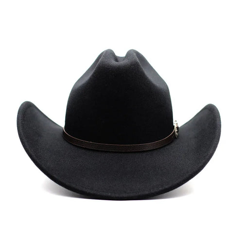 Vintage Western Cowboy Hat For Men's Gentleman Lady Jazz Cowgirl With